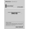 PIONEER AVIC-D3/XU/UC Owner's Manual cover photo