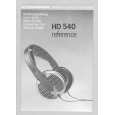 SENNHEISER HD 540 REFERENCE Owner's Manual cover photo