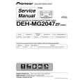 PIONEER DEH-MG2047-ZF Service Manual cover photo