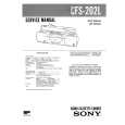 SONY CFS202L Service Manual cover photo