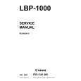 CANON LBP1000 Service Manual cover photo