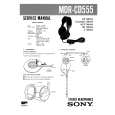 SONY MDRCD555 Service Manual cover photo
