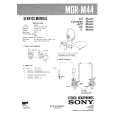 SONY MDRM44 Service Manual cover photo
