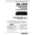 NIKKO NA1050 Owner's Manual cover photo