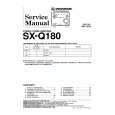 PIONEER SXQ180 Service Manual cover photo