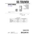 SONY SSWS9 Service Manual cover photo