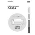 ONKYO C701A Owner's Manual cover photo