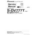 PIONEER S-DV777T/XTW/E Service Manual cover photo