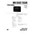 SONY WMFX502 Service Manual cover photo