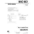 SONY MHCMC1 Service Manual cover photo