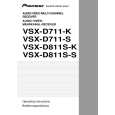 PIONEER VSX-D711-K Owner's Manual cover photo
