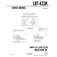 SONY LBT-A33K Service Manual cover photo