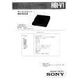 SONY HBIV1 Service Manual cover photo