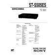 SONY STS505ES Service Manual cover photo