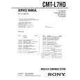 SONY CMTL77HD Service Manual cover photo