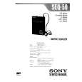 SONY SEQ50 Service Manual cover photo
