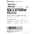 PIONEER AS-LX70/XJ/UC Service Manual cover photo