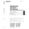 SONY XR-C5200R Owner's Manual cover photo