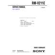 SONY RMV211E Service Manual cover photo