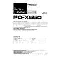 PIONEER PDX550 Service Manual cover photo