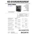 SONY HCDRG20 Service Manual cover photo
