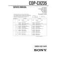 SONY CDP-CX235 Owner's Manual cover photo