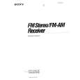 SONY STRGX6ES Owner's Manual cover photo