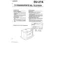SONY SU27A Owner's Manual cover photo