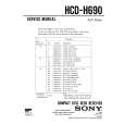SONY HCDH690 Service Manual cover photo