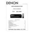 DENON DCD3560 Owner's Manual cover photo