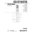 SONY ICDST10 Service Manual cover photo