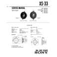 SONY XS33 Service Manual cover photo