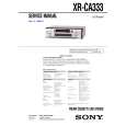 SONY XRCA333 Service Manual cover photo