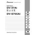 PIONEER DV-S755AI/RLXJ/NC Owner's Manual cover photo