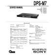 SONY DPS-M7 Service Manual cover photo