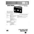 SONY WM55 Service Manual cover photo