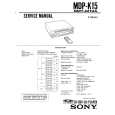SONY MDP-K15 Service Manual cover photo