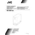 JVC SP-DW103E Owner's Manual cover photo