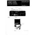 KENWOOD KRC747D Service Manual cover photo