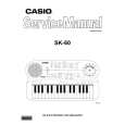 CASIO SK60 Service Manual cover photo