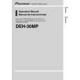 PIONEER DEH-30MP Owner's Manual cover photo