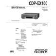 SONY CDPEX100 Service Manual cover photo
