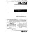 NIKKO NR350 Owner's Manual cover photo