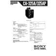 SONY CA325AP Service Manual cover photo