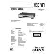 SONY HCDVF1 Service Manual cover photo