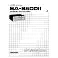PIONEER SA8500II Owner's Manual cover photo