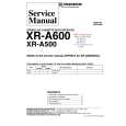 PIONEER XRA500 Service Manual cover photo