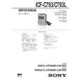 SONY ICFC793/L Service Manual cover photo
