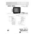 SONY KV20XBRII Service Manual cover photo
