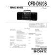 SONY CFD-D520S Service Manual cover photo